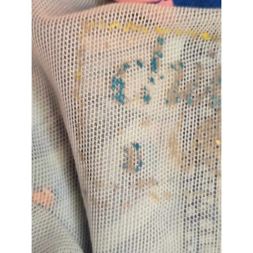Chubbies Boys Size 5 Shark Print Swim Trunks Blue Orange Lined Board Shorts